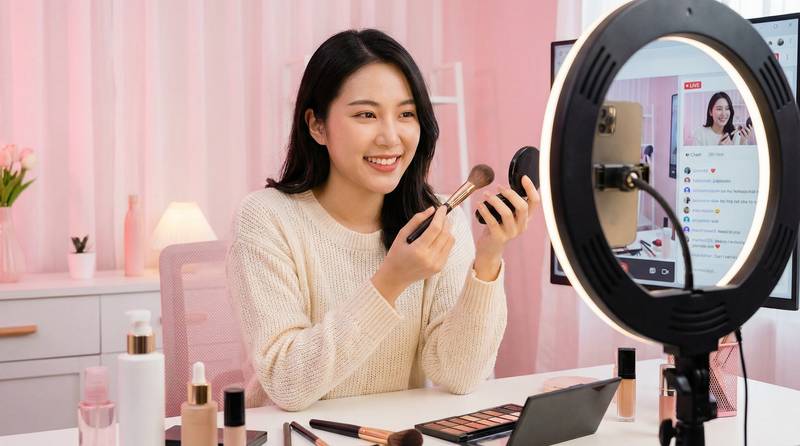 黄色仓库美妆教程视频